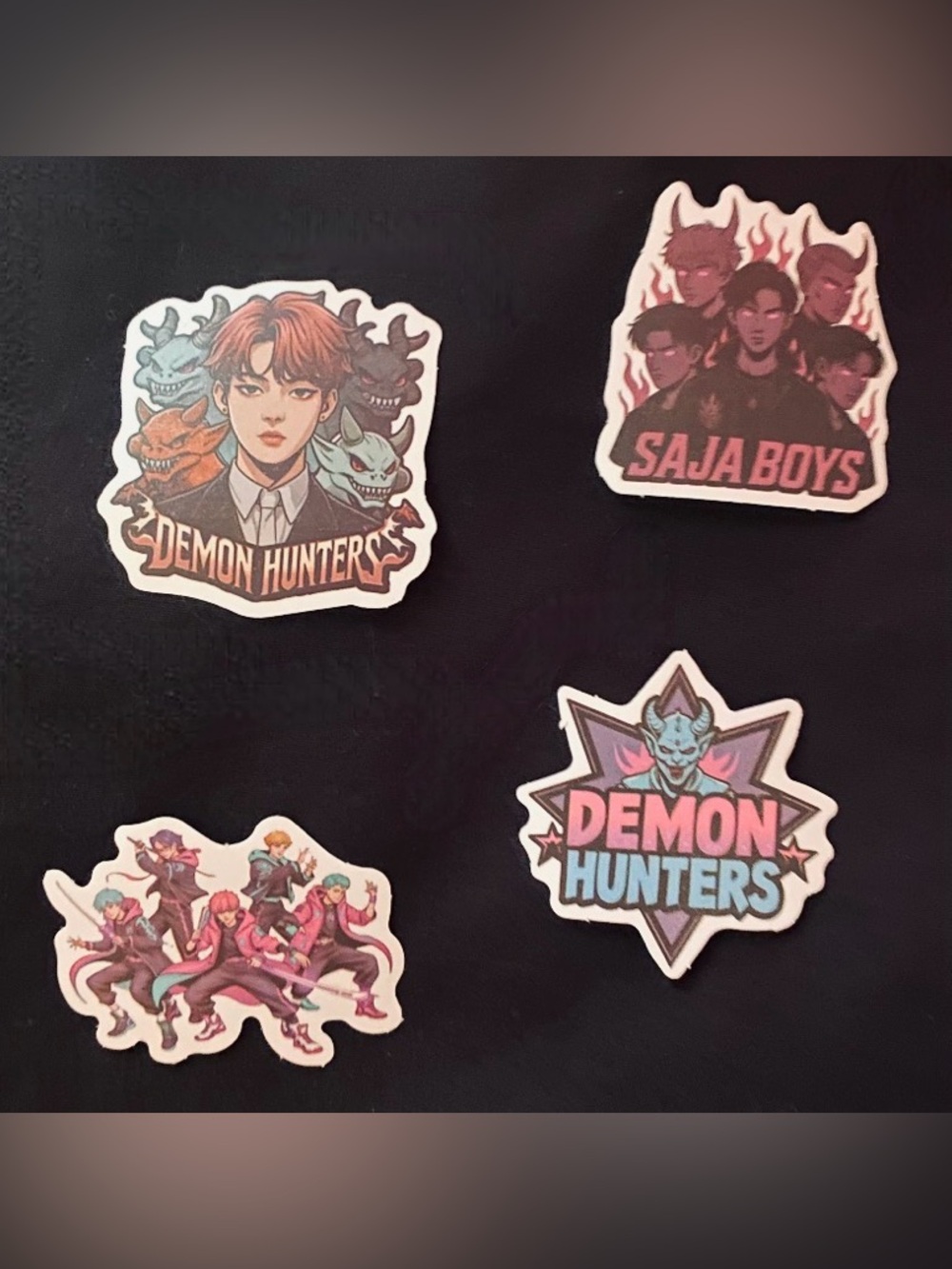 Kpop demon hunters saja stickers